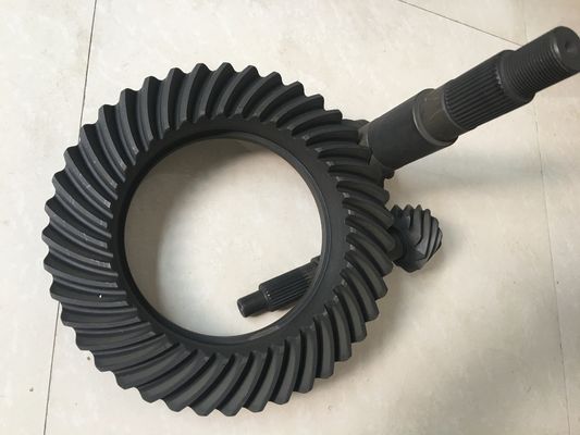 Hypoid Spiral crown beveling เกียร์, ความแม่นยำสูง Forging แหวนเกียร์และเกียร์ปีกนก