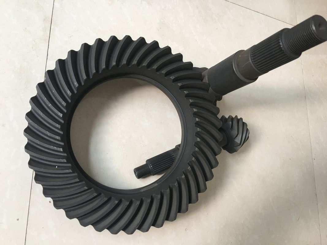 Hypoid Spiral crown beveling เกียร์, ความแม่นยำสูง Forging แหวนเกียร์และเกียร์ปีกนก